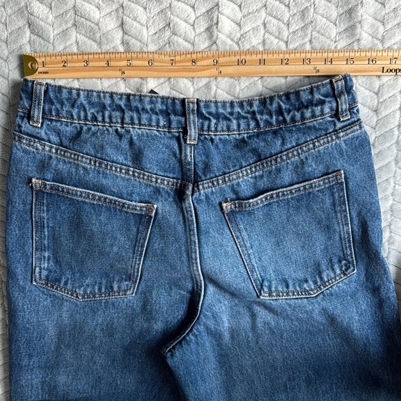 Zara Blue Flare & Wide Leg Jeans - Picture 8 of 9